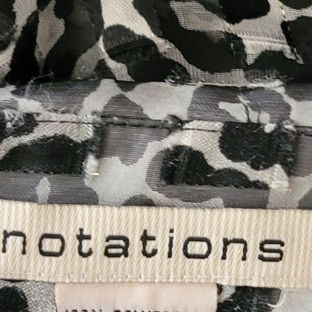 Notations Butron Down Black Gray Silver Shimmerin… - image 4